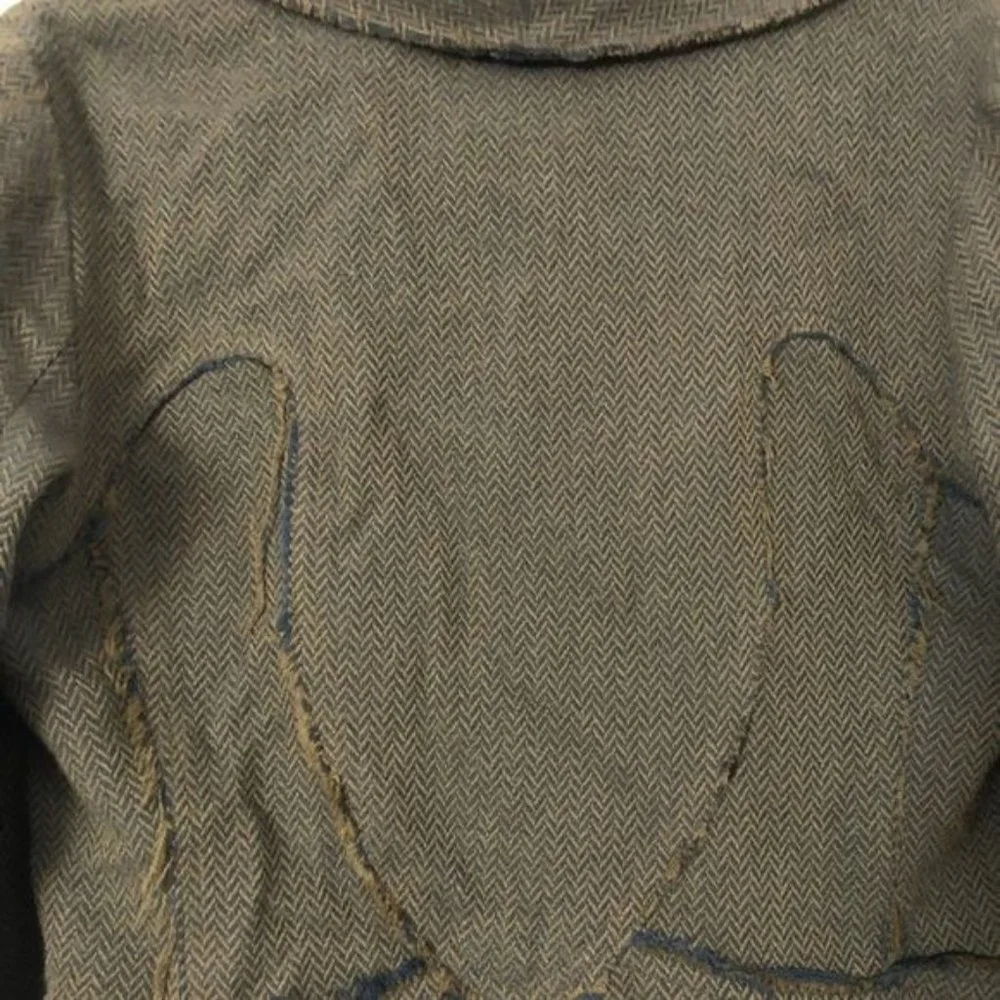 Nicole Miller Raw Edge Jacket Size 10 - Picture 4 of 5